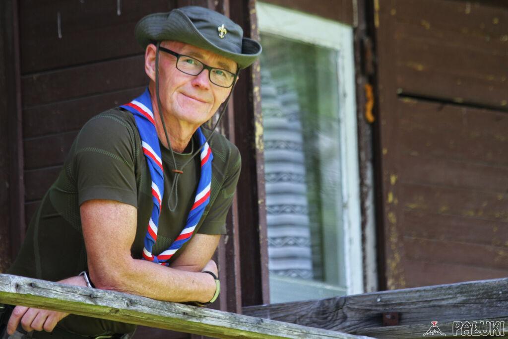Podharcmistrz Mariusz Gotowicz od 1,5 roku trzyma pieczę nad bazą w Foluszu fot. Remigiusz Konieczka