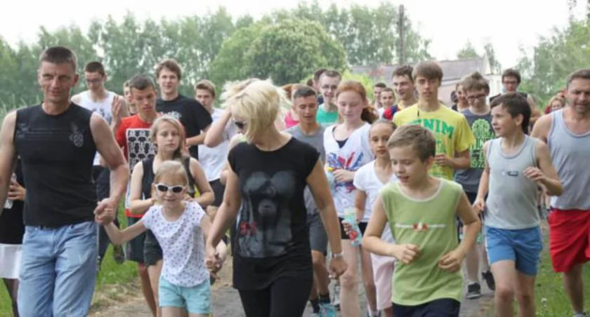 Janowiecka akcja Cała Polska Biega fot. Sylwia Wysocka