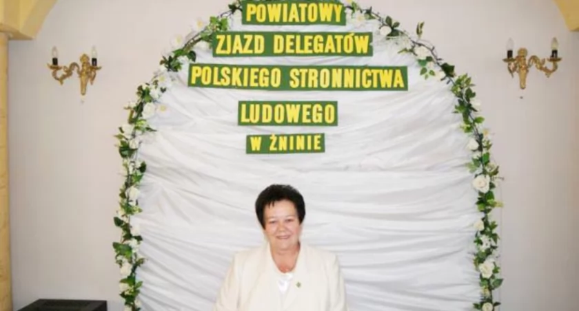 Zofia Kozłowska cieszy się sporym zaufaniem delegatów. Wobec braku kontrkandydata została wybrana prezesem PSL w powiecie żnińskim na czwartą kadencję. fot. Arkadiusz Majszak