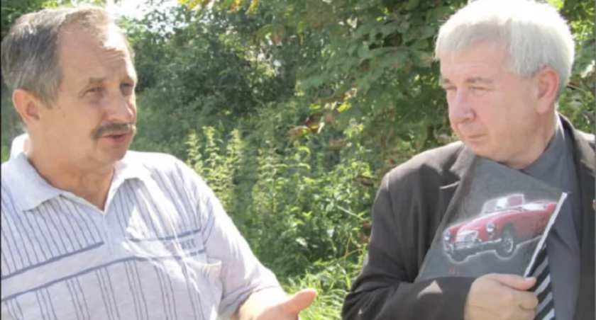 Starosta nakielski Tadeusz Sobol przyszedł zobaczyć, na jaką inwestycję wydał zgodę fot. Remigiusz Konieczka