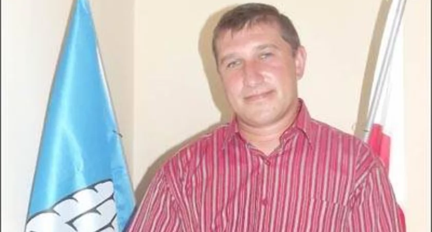 Artur Zieliński nie krył zadowolenia po jego wyborze na sołtysa Łabiszyna Wsi fot. Bartosz Woźniak