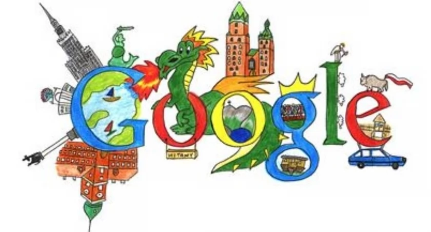 Logo Google autorstwa Kacpra Barczaka z Budzynia