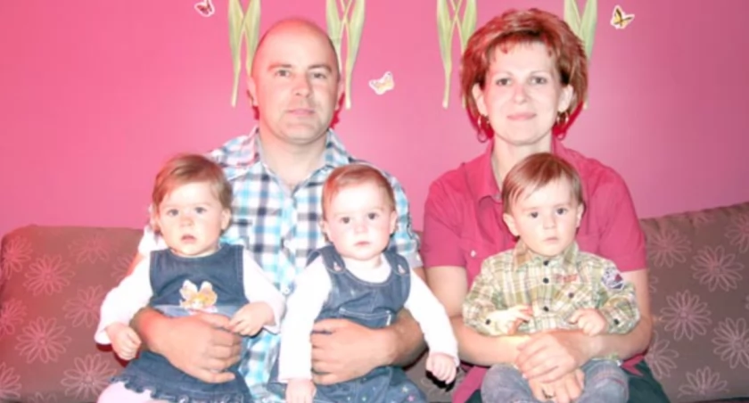 Rodzina Hanców w komplecie: Zosia, Waldemar, Julka, Magdalena i Jakub fot. Remigiusz Konieczka