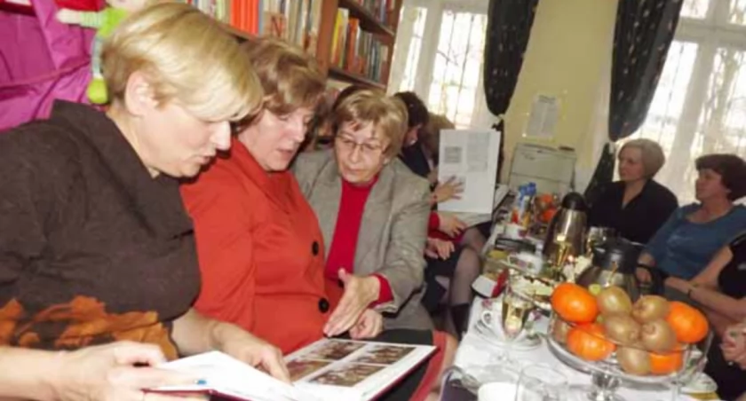 Wspomnienia przywołały biblioteczne kroniki fot. Bartosz Woźniak