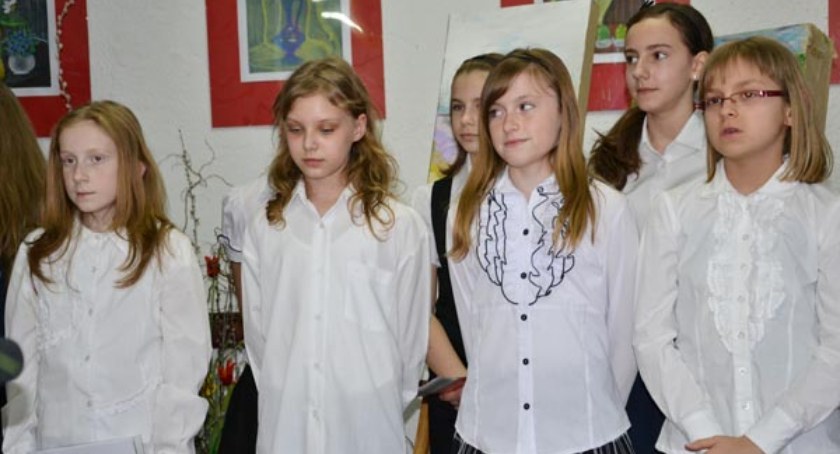 Występ młodzieży z łabiszyńskiej szkoły fot. Magdalena Kruszka