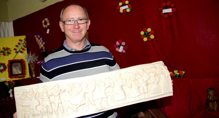 Za tę rzeźbę Zbyszko Piwoński otrzymał drugą nagrodę (zdjęcie z 2011 roku) fot. Remigiusz Konieczka