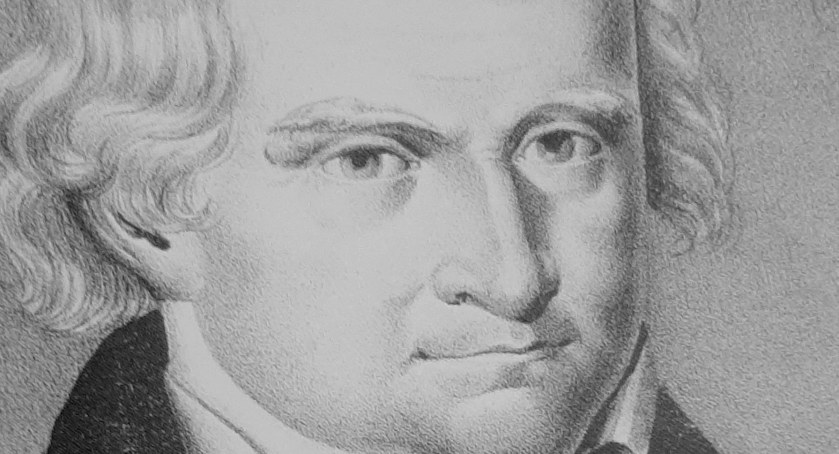Portret Jana Śniadeckiego, autor nieznany, rycina ze zbiorów Biblioteki Narodowej