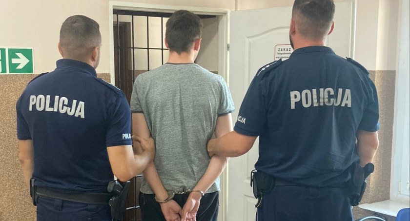 Sprawca dewastacji obelisku został zatrzymany fot. arch. KPP w Żninie