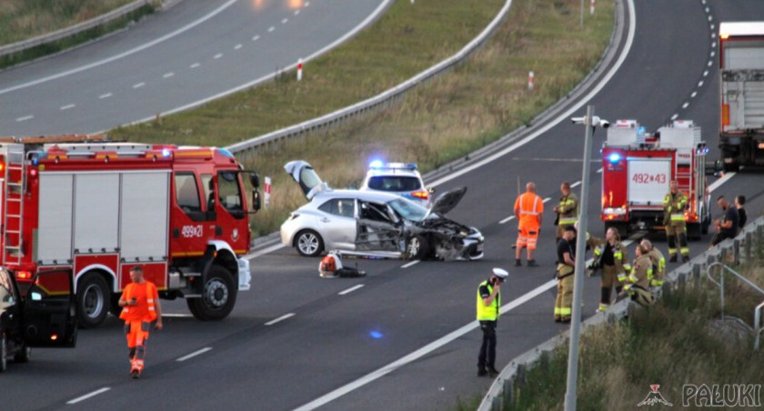 Zdarzenie wyglądało groźnie, ale nikt nie wymagał hospitalizacji fot. Remigiusz Konieczka