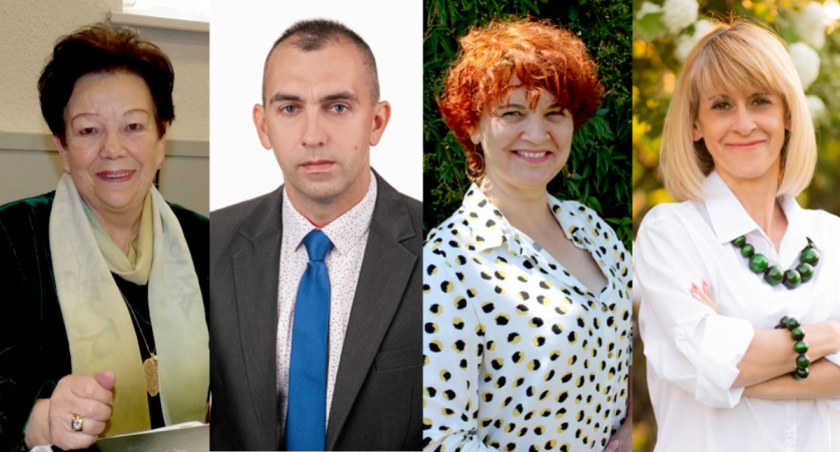 Od lewej: Zofia Kozłowska, Tomasz Bagnerowski, Żaneta Głowacka i Justyna Pardua fot. materiały wyborcze