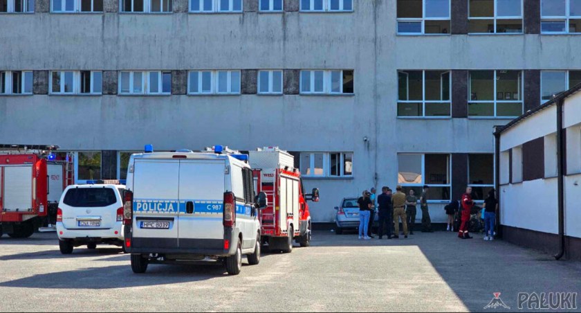 27 września służby interweniowały w ZS w Szubinie fot. Remigiusz Konieczka 