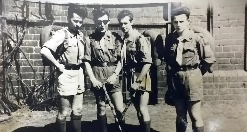 Harcerze z naszej drużyny - fot. z archiwum Teresy Sliwa-Lisieckiej