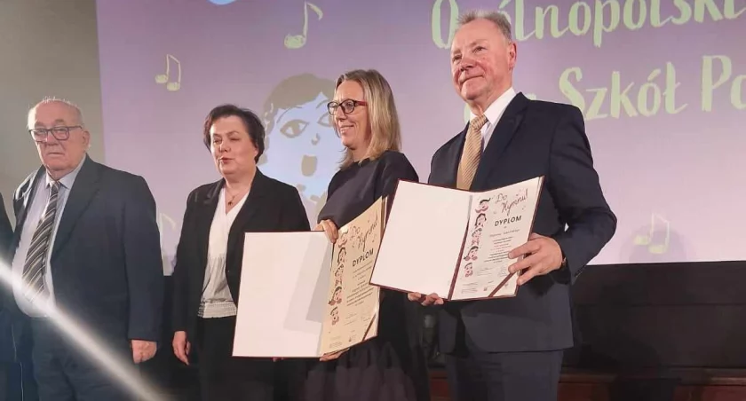 Na gali w Narodowym Centrum Kultury, fot z arch Zespołu Szkół Specjalnych w Szubinie