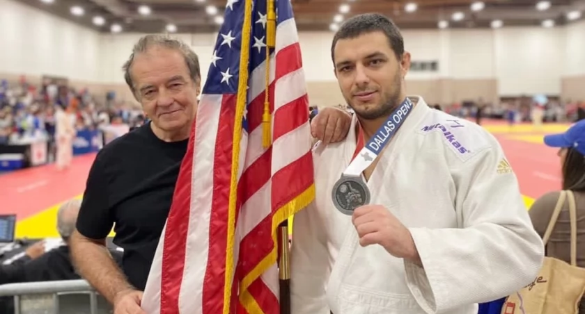 Dallas Open 2023 - Ryszard Pujszo z synem Arturem fot. z archiwum rodzinnego Ryszarda Pujszo