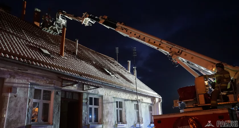 Strażacy szybko opanowali sytuację fot. Karol Gapiński