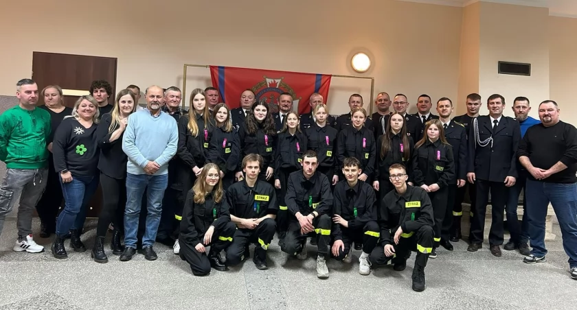 Uczestnicy zebrania w Górkach Zagajnych podsumowali miniony i zaplanowali bieżący rok, fot. Agnieszka Jachim, OSP Górki Zagajne 