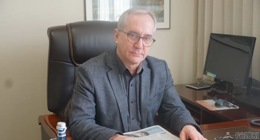 Jacek Idzi Kaczmarek od ponad 25 lat jest burmistrzem Łabiszyna i chce nim być przez 5 kolejnych fot. Karol Gapiński
