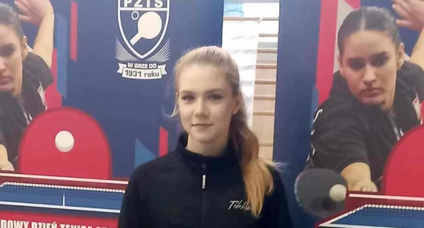 Wiktoria Kowalska z klubu MLUKS Orlik Kcynia na zawodach w Rzeszowie; fot. Grzegorz Kowalski)