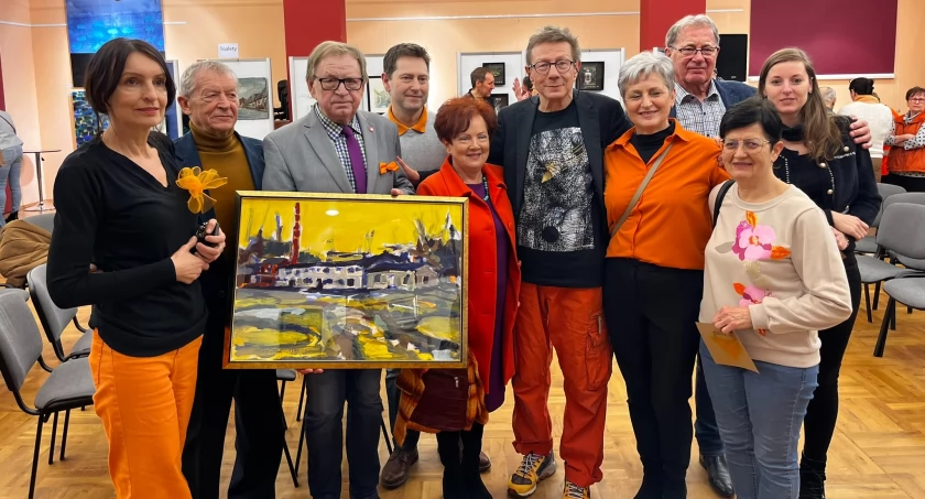 Kamila Czechowska, Grzegorz Pleszyński oraz zaproszeni goście, fot.  Kamil Rutkowski