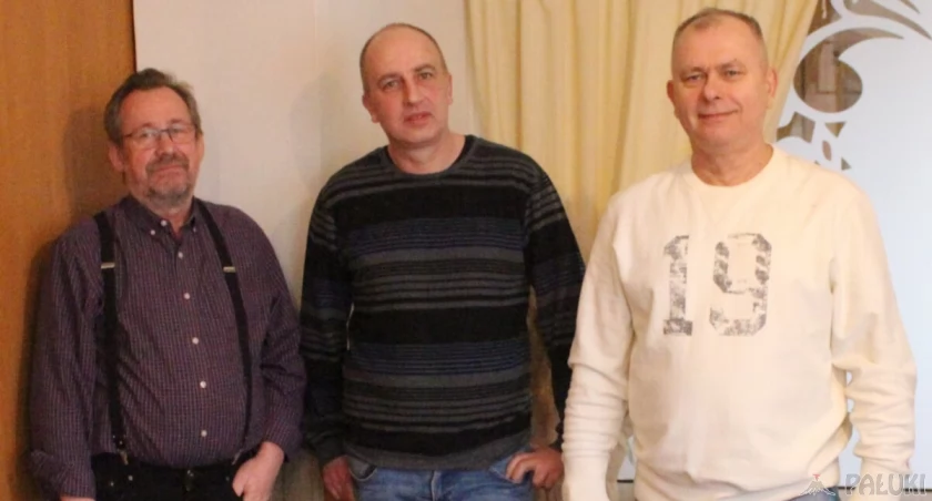 Członkowie zarządu Stowarzyszenia Miłośników Wędkarstwa, od lewej: Józef Szulc, Mirosław Sarnecki, Waldemar Dolegała fot. Cezary Kucharski