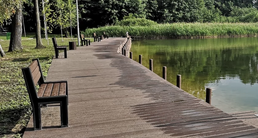 Promenada na Jeziorem Wąsoskim będzie umyta. fot. arch. Jolanta Kucharska