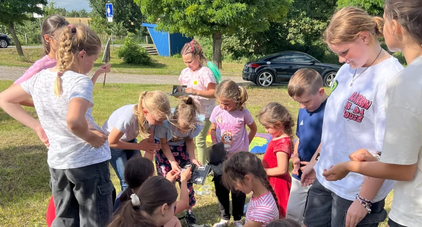 Animatorki cieszyły się dużym zainteresowaniem. fot. Emilia Lewandowska