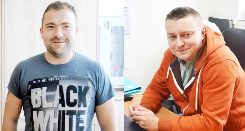 Od lewej: Michał Grzechowiak i Tomasz Kaniuka fot. Angelika Uścińska i Karol Gapiński, archiwum Pałuk