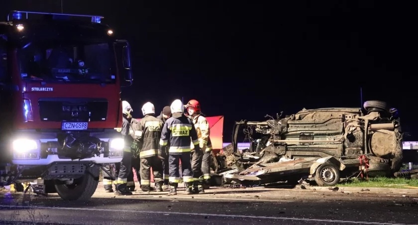 Na miejscu wypadku, fot. Sylwia Wysocka, tygodnik Pałuki