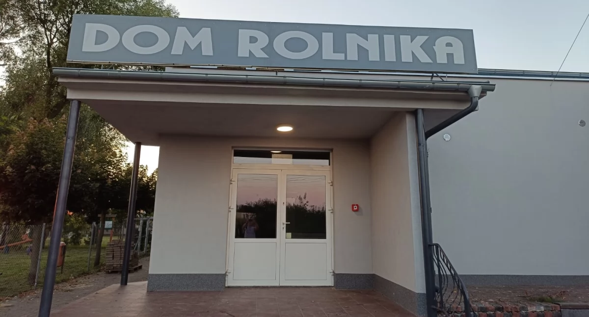 Dom Rolnika w Łankowicach po kompleksowym remoncie fot. KGW Młode Łanki