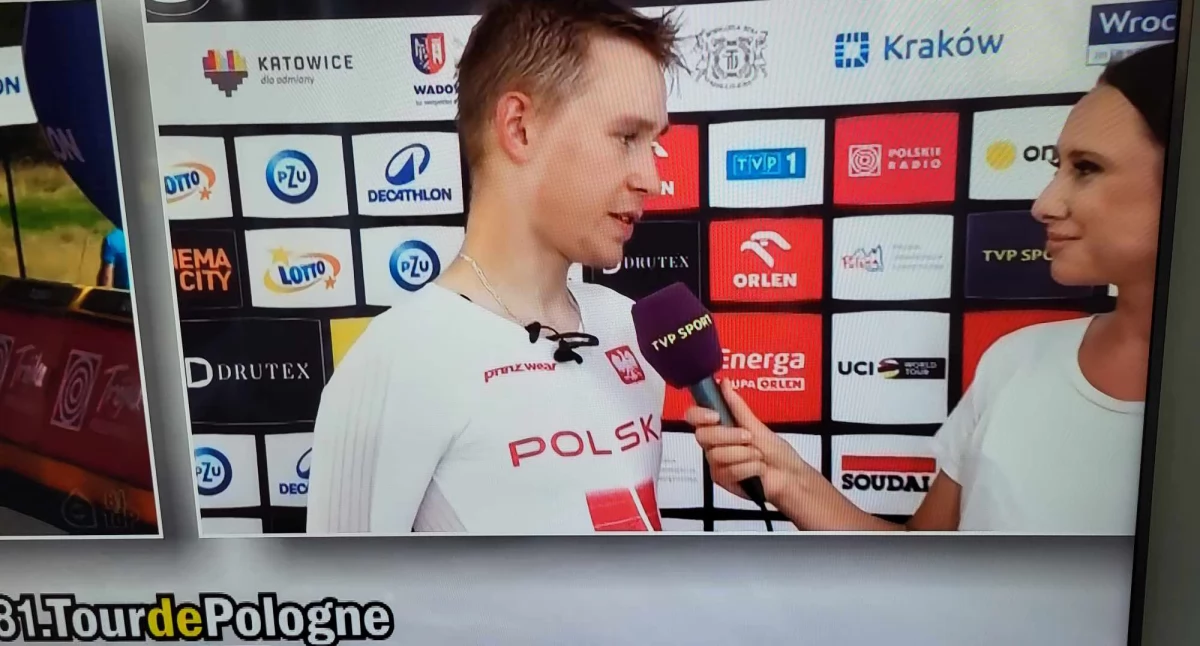 Kacper Gieryk w wywiadzie po II etapie wyścigu 