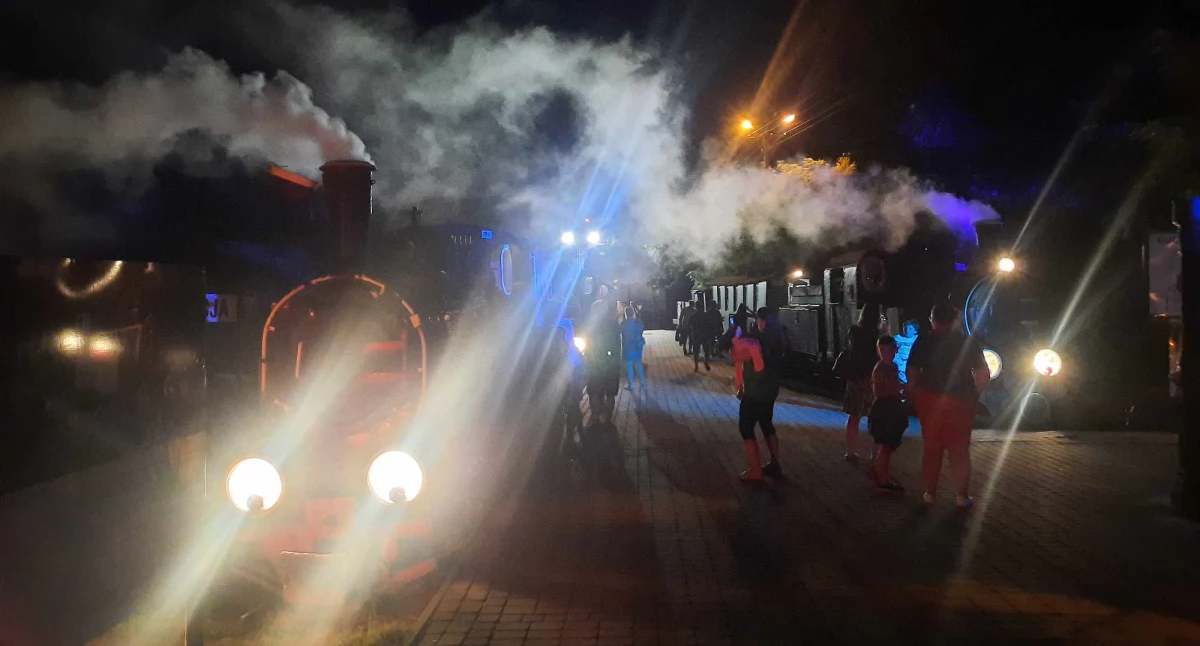 Jak widać na załączonym obrazku - Wenecja noc z parowozami była magiczna fot. Justyna Kulpińska