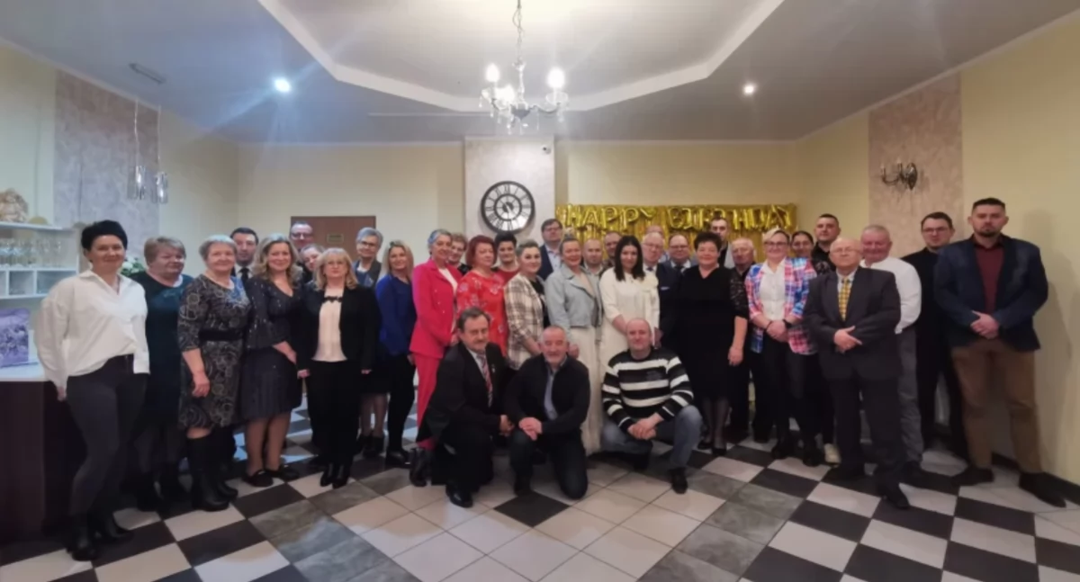 Sołtysi z gminy Kcynia pełniący kadencję od 2019 roku (na zdjęciu podczas Dnia Sołtysa marzec 2024) fot. EH 