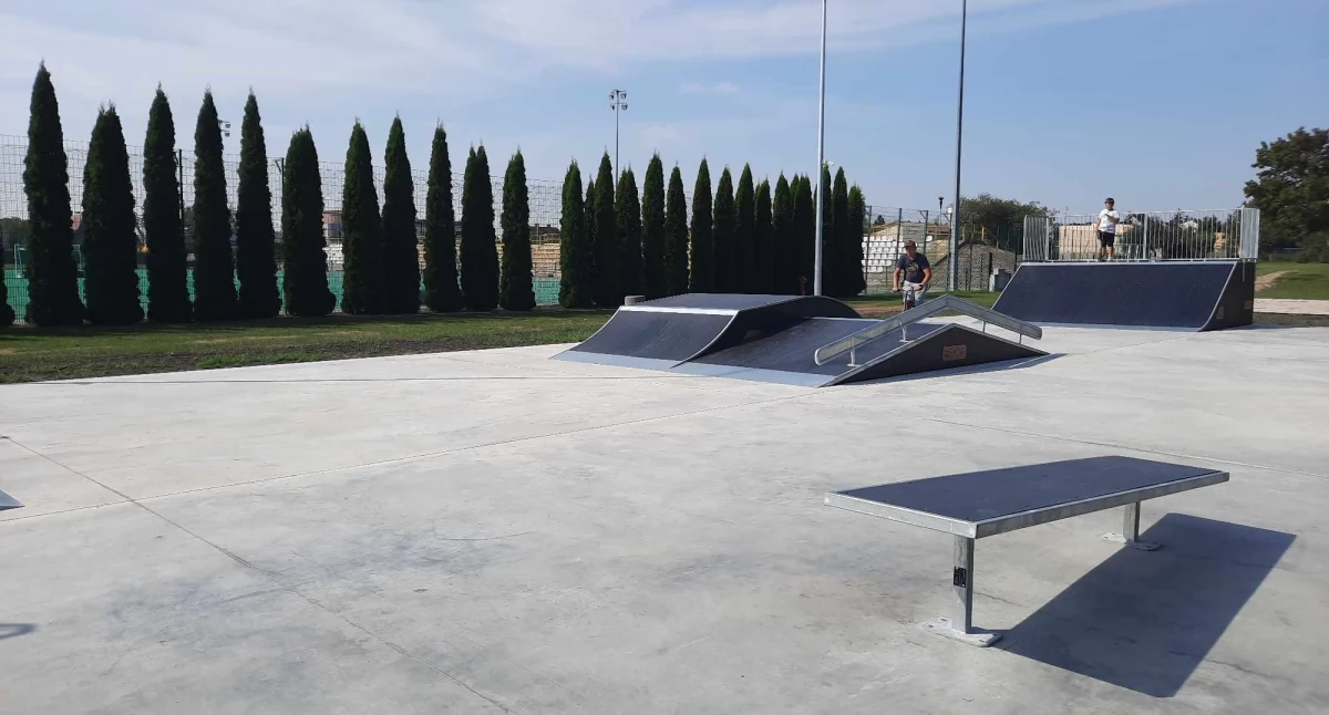 Nowy obiekt rekreacyjny cieszy mieszkańców fot. Justyna Kulpińska