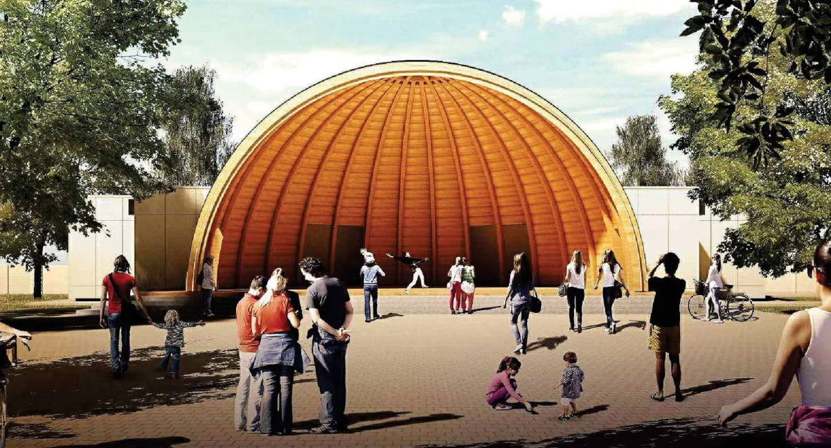 Wizualizacja Centrum Kultury w Piechcinie fot. materiały UM w Barcinie