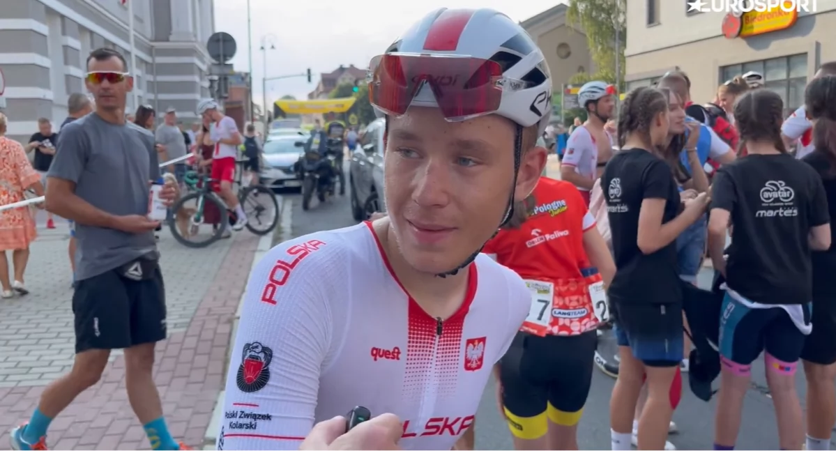 Kacper Gieryk na Tour de Pologne 