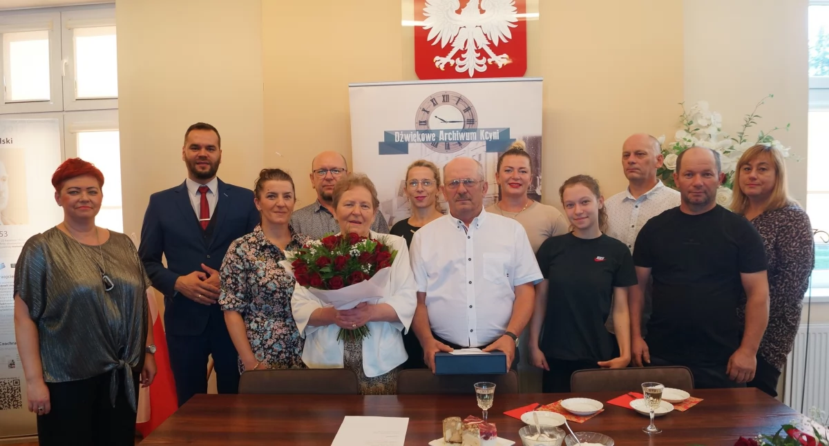 Państwo Anna i Piotr Nowak z Kowalewka, 53 lata razem 