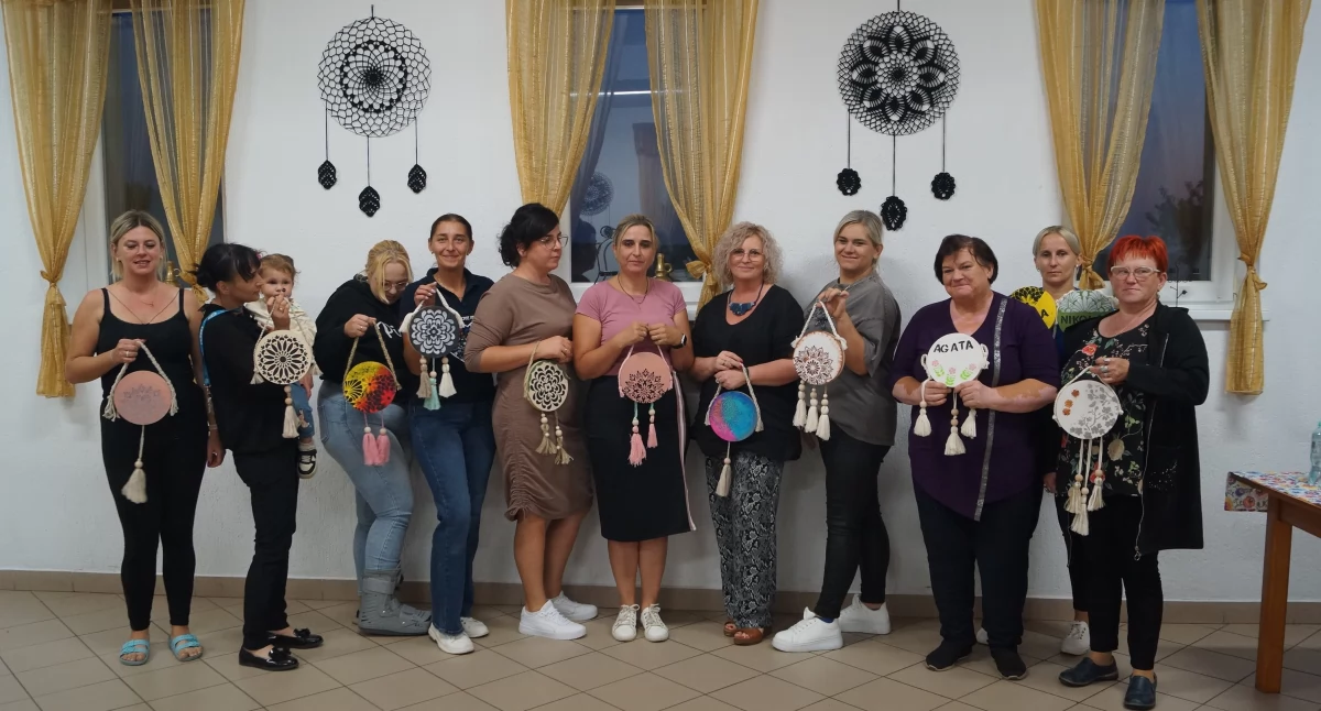 Wykonane podczas warsztatów prace zachwycają fot. Ewa Hałas
