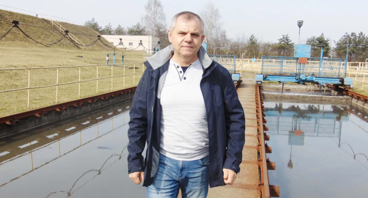 Andrzej Daszkowski przez wiele lat kierował w WiK-u działem oczyszczania ścieków oraz sieci kanalizacyjnej. Teraz został prezesem spółki. fot. Karol Gapiński