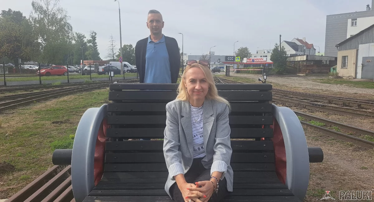 Marzena Staniszewska i Arkadiusz Majszak poprowadzą Żnińską Kolej Wąskotorową fot. Karol Gapiński