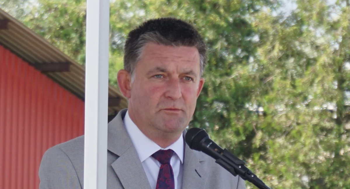 Wójt Rogowa Tomasz Michalczak fot. Justyna Kulpińska