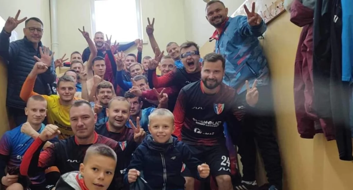 Victoria Kołaczkowo objęła samodzielne prowadzenie w B-klasowej tabeli fot. arch. Victorii Kołaczkowo