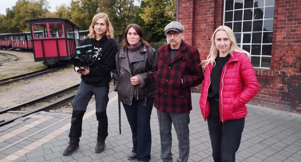 Na planie filmowym na terenie ŻKW fot. Martyna Staniszewska