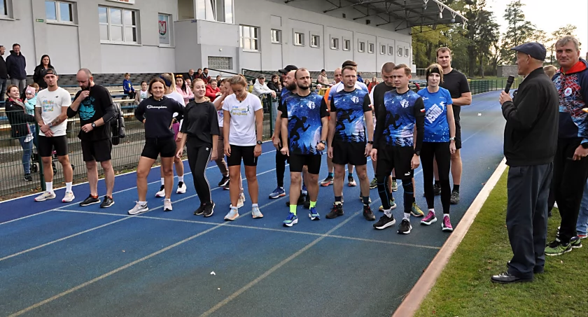 Startuje bieg OPEN podczas XIV Biegu Papieskiego fot. Piotr Bembenek