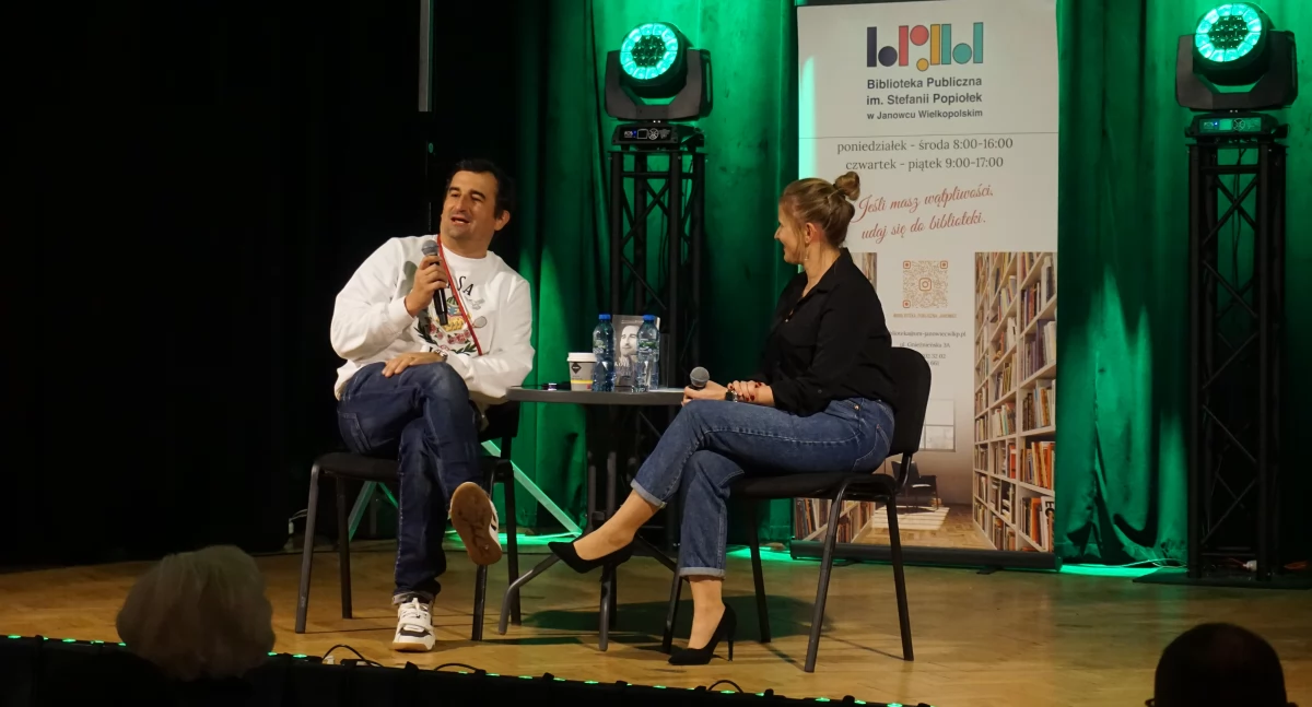 Spotkanie odbyło się w sali widowiskowej Miejsko-Gminnego Ośrodka Kultury w Janowcu Wlkp. fot. Justyna Kulpińska