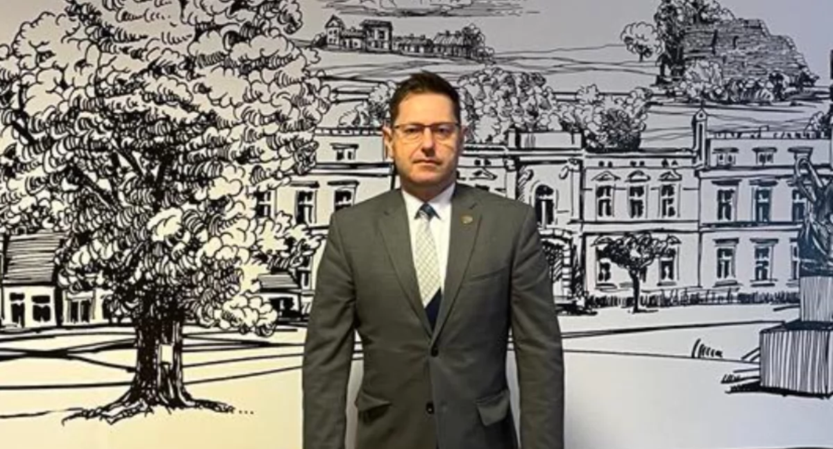 Połączenia kolejowe są dla burmistrza Szubina Mariusza Piotrkowskiego priorytetem fot. Cezary Kucharski