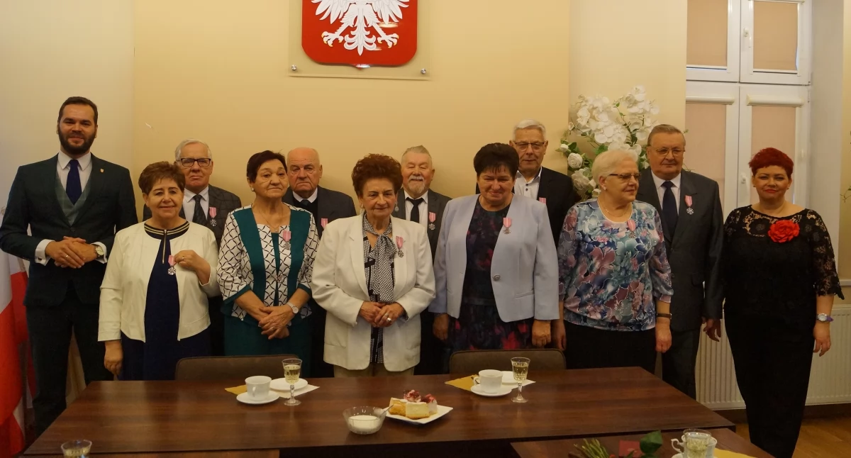 Jubileusze długoletniego pożycia małżeńskiego. Odznaczono 9 par (fot. Ewa Hałas) 