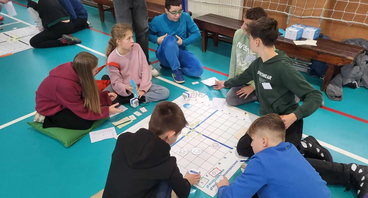 Geniboty to jedno z zadań w Dniu Tabliczki Mnożenia (fot. Ewa Hałas) 