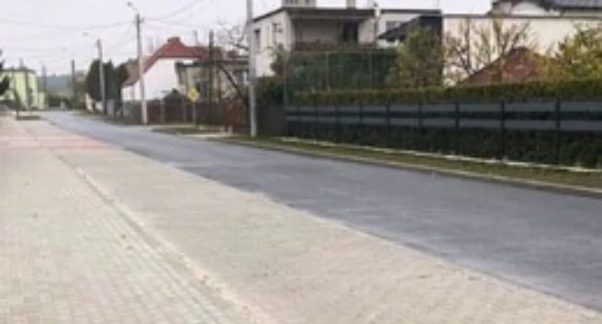 Ulica Polna po zakończeniu remontu fot. arch. UM Łabiszyn