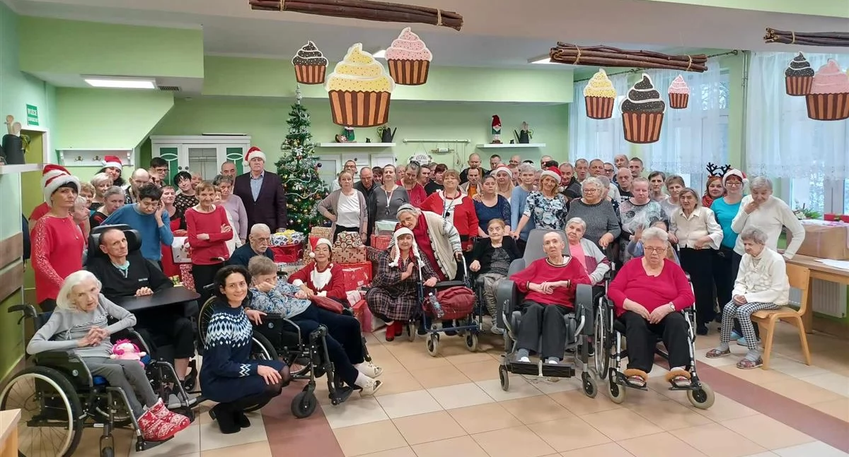 DPS w Tonowie uczestniczył w świątecznej akcji Fundacji św. Mikołaj dla Seniora już w roku ubiegłym fot. z archiwum DPS w Tonowie