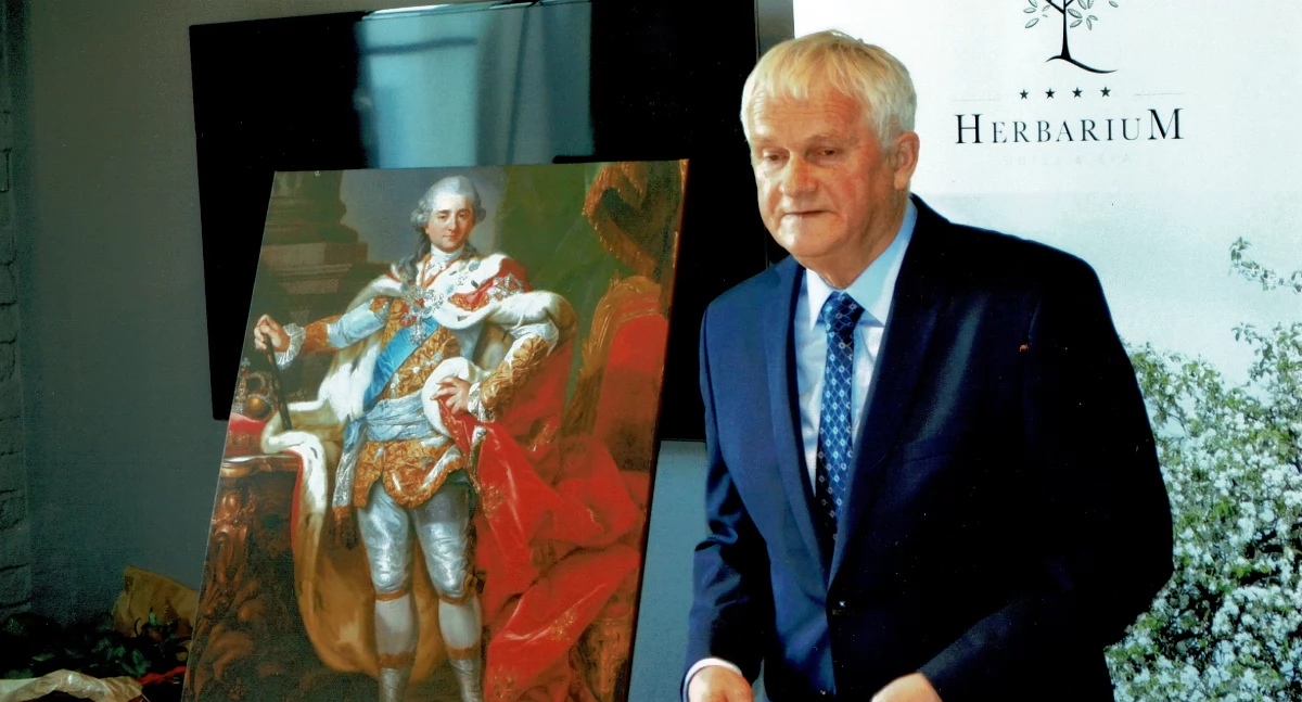 Stefan Czarnecki podczas obiadu czwartkowego wita przybyłych gości fot. z archiwum ŻTK 